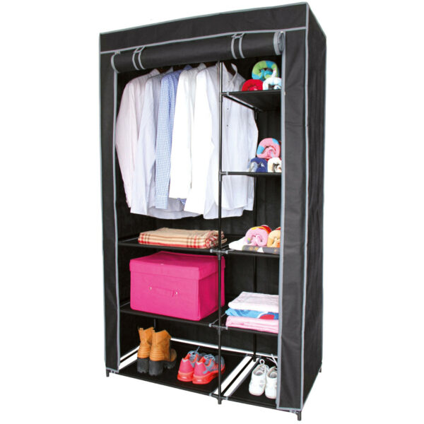 Urban Living Mobiele kledingkast - opvouwbaar - 100 x 50 x 170 cm
