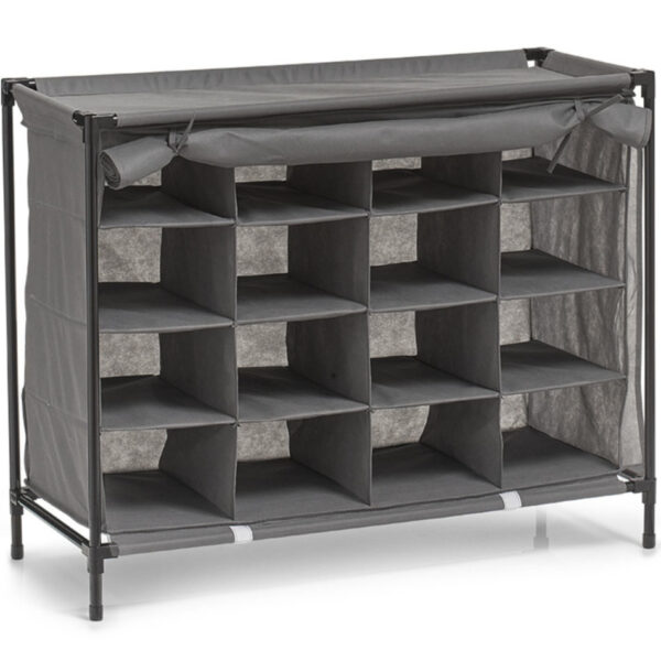 Zeller Mobiele opvouwbare schoenenkast - 84 x 35 x 66 cm - Opbergers - Schoenenkasten